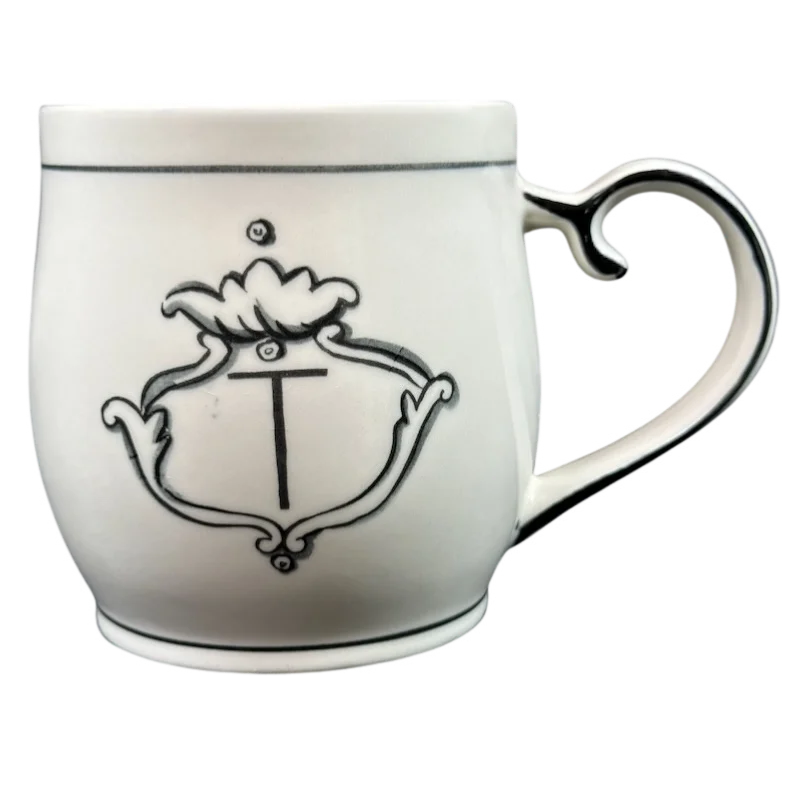 "T" Monogram Initial Molly Hatch Mug Anthropologie