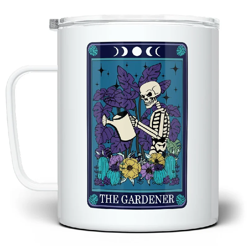 The Gardener Tarot Card Insulated Travel Mug