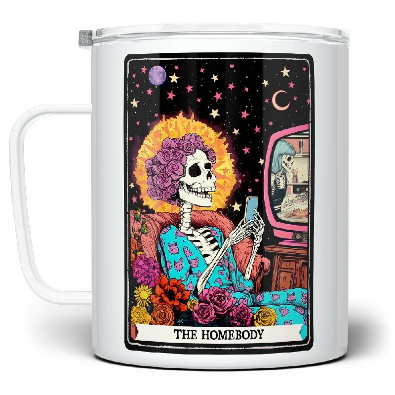 The Homebody Tarot Card Insulated Travel Mug