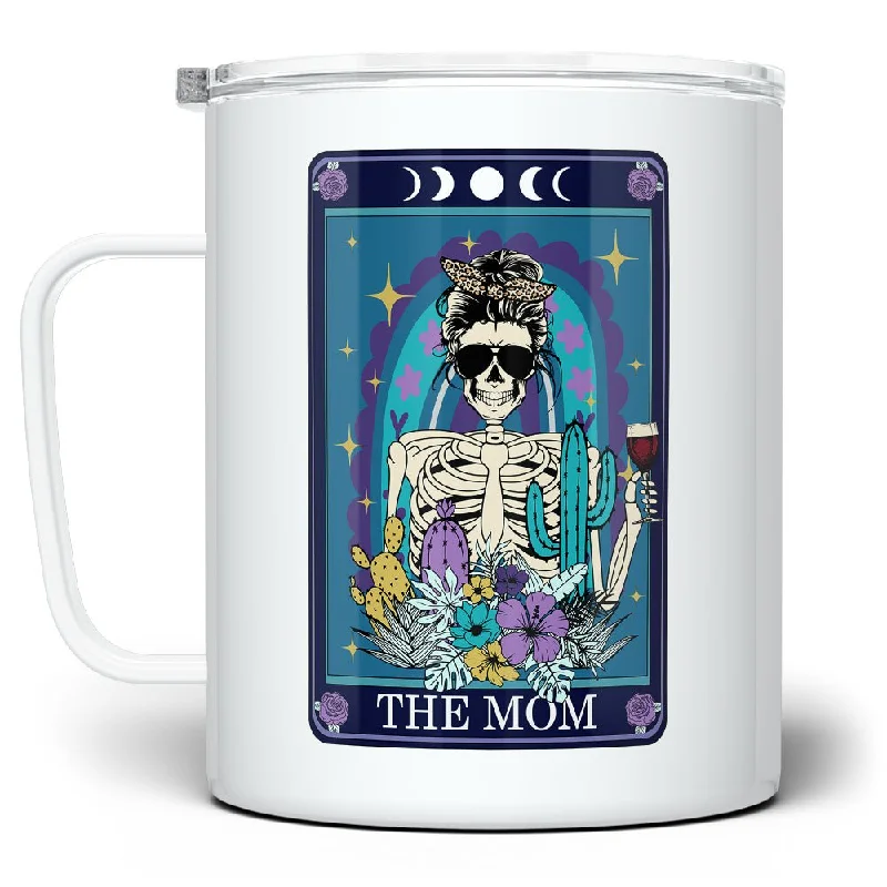 The Mom Tarot Card Insulated Travel Mug