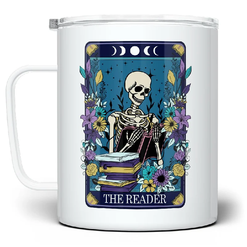 The Reader Tarot Card Insulated Travel Mug