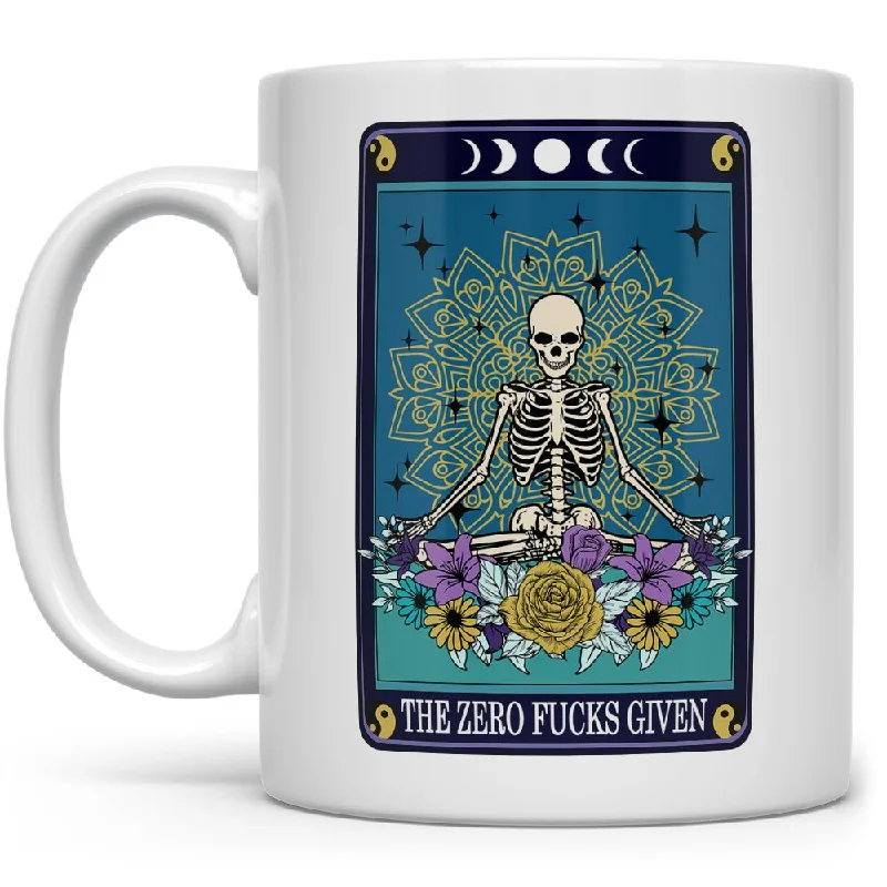 The Zero Fucks Given Tarot Card Mug