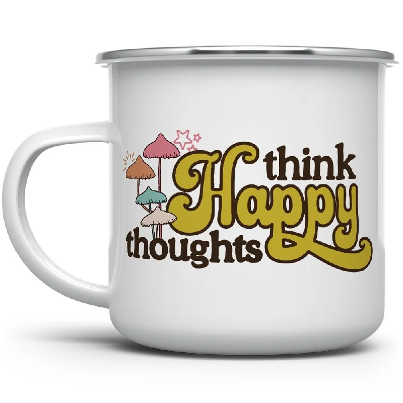 Think Happy Thoughts Camp Mug