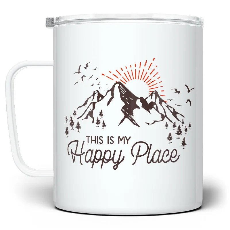 This is My Happy Place Insulated Travel Mug