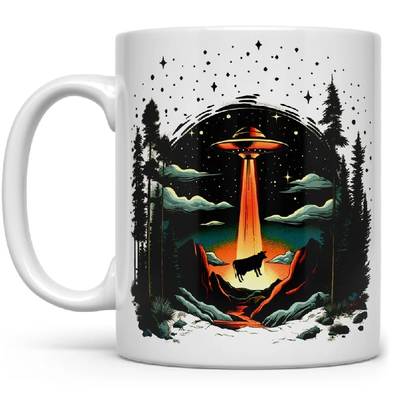 UFO Cow Abduction Mug