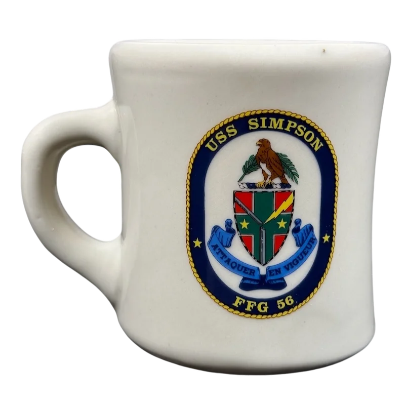 USS Simpson FFG 56 Mug Mil-Art China