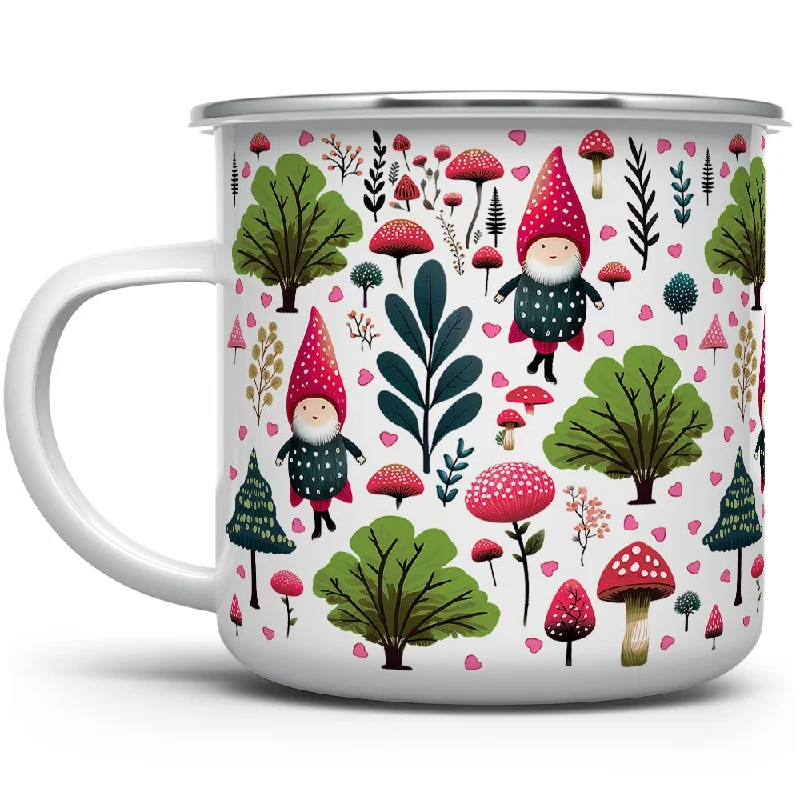 Valentine Woodland Gnome Camp Mug