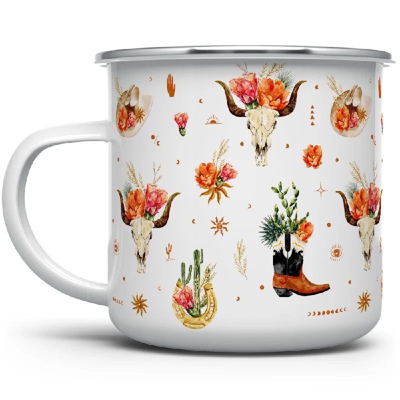 Western Desert Pattern Camp Mug