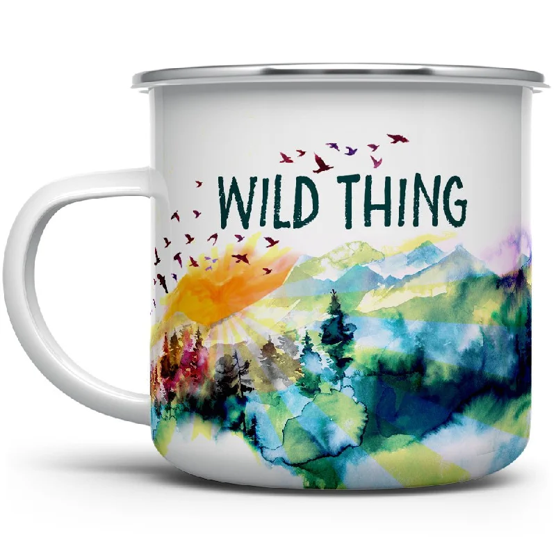 Wild Thing Enamel Camp Mug