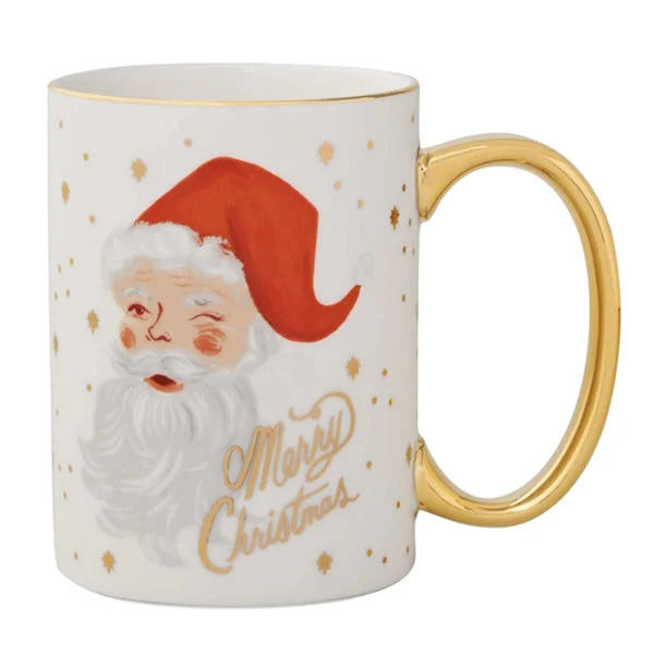 Winking Santa Claus Mug