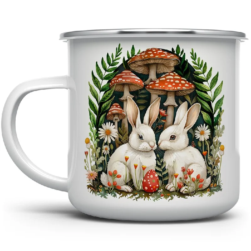 Woodland Bunnies Camp Mug