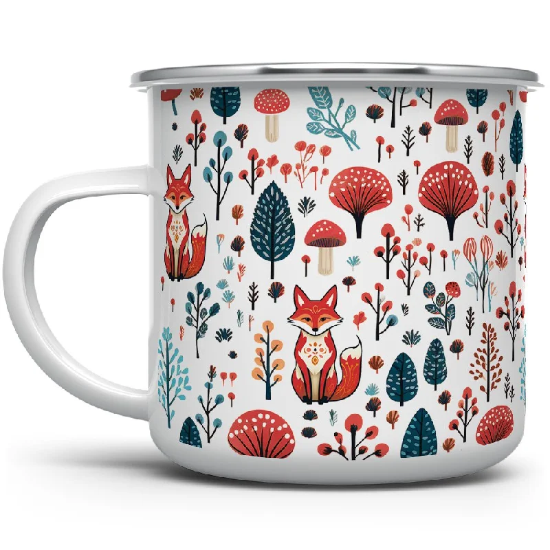 Woodland Forest Fox Camp Mug