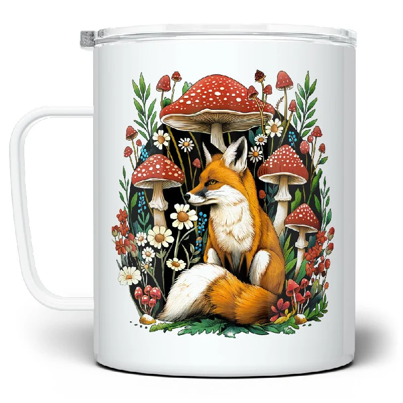 Woodland Forest Fox Insulated Travel Mug