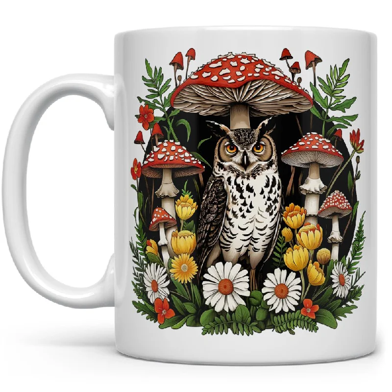 Woodland Forest Owl Mug