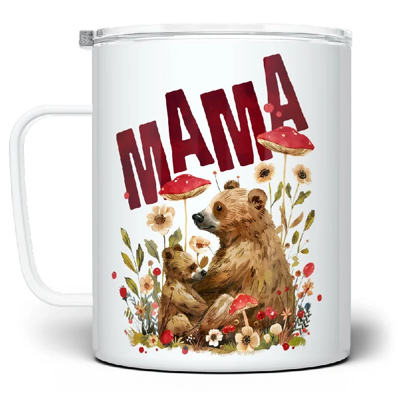 Woodland Mama Bear Insulated Travel Mug