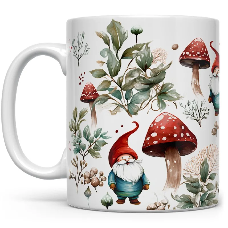 Woodland Mushroom Gnome Mug