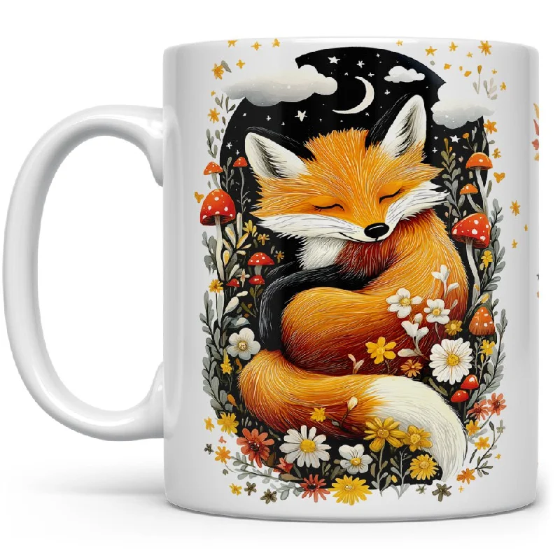 Woodland Sleeping Fox Mug