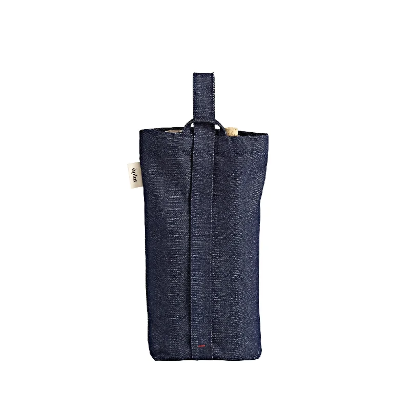 Wine Tote in Denim