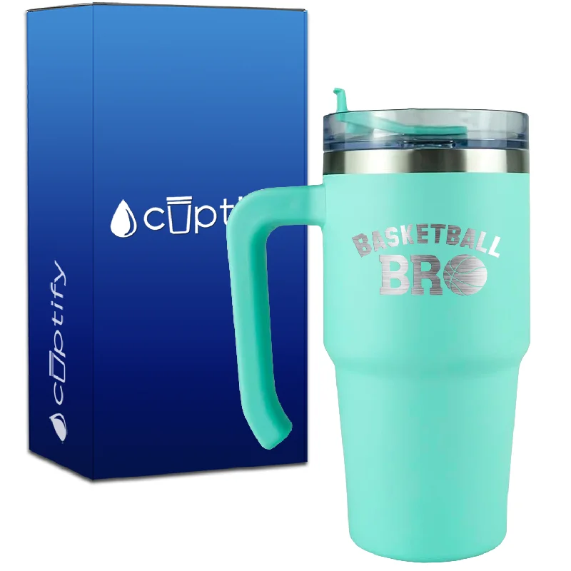 Basketball Bro on 20oz Basketball Travel Mug