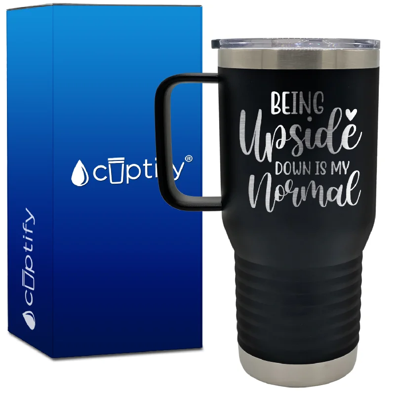 Being Upside Down is My Normal 20oz Gymnastics Travel Mug