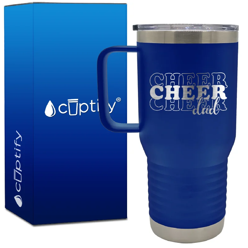 Cheer Cheer Cheer Dad 20oz Cheer Travel Mug