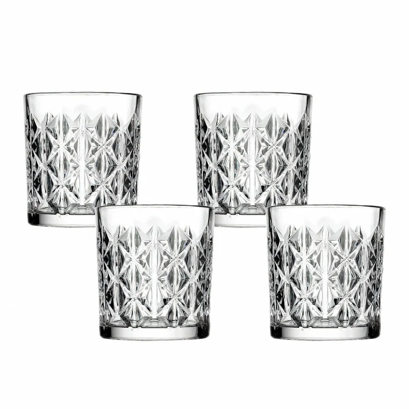 Claredon Double Old Fashion Glass, Set of 4