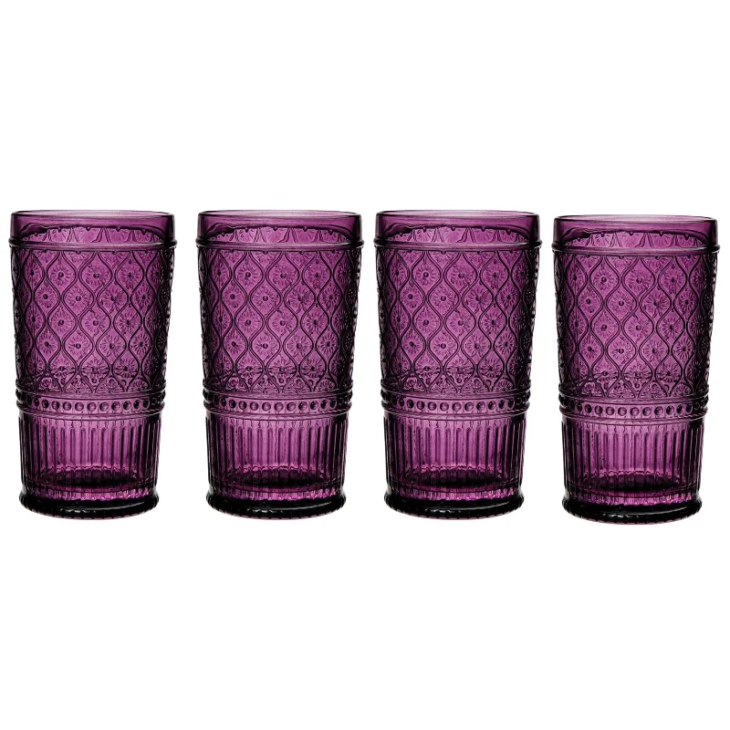 Claro Plum Highball, Set of 4