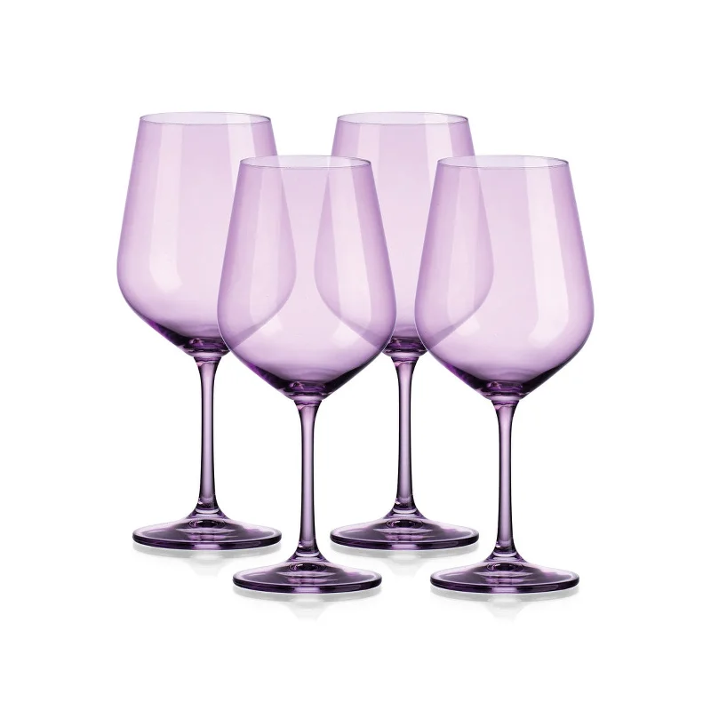 Sheer Lilac Red Wine Glass, Set of 4