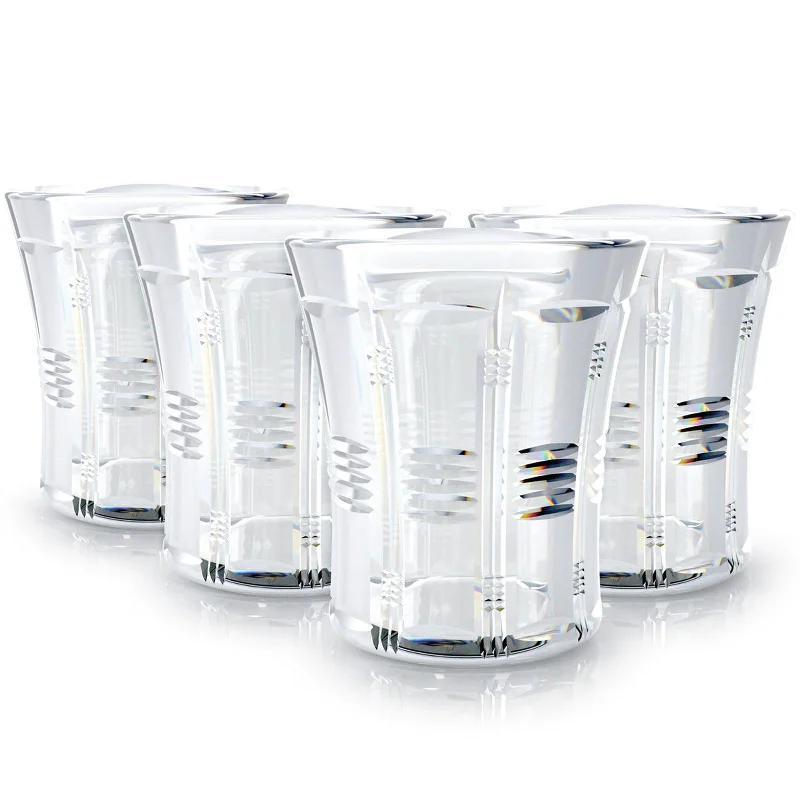 Sadie Double Old Fashion Glass, Set of 4