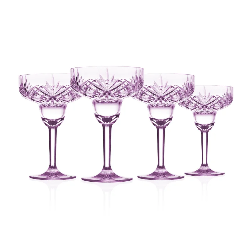 Dublin Acrylic Lavender Margarita, Set of 4