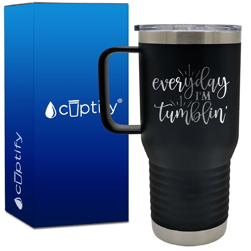 Everyday I'm Tumblin' 20oz Gymnastics Travel Mug