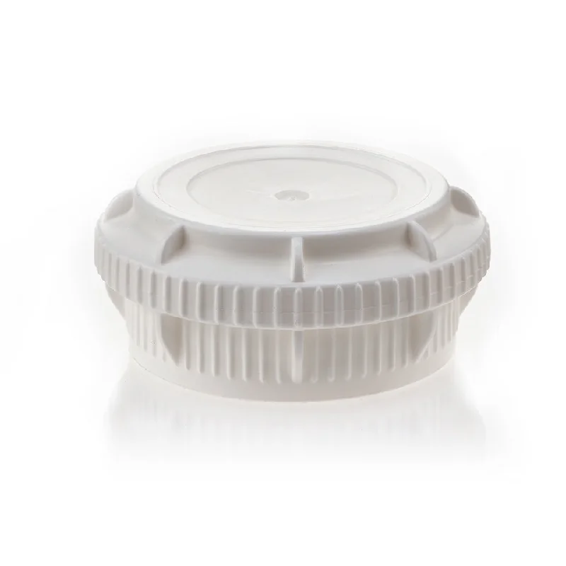 EZBio® GL45 Closed Cap, White PP for Glass Bottles