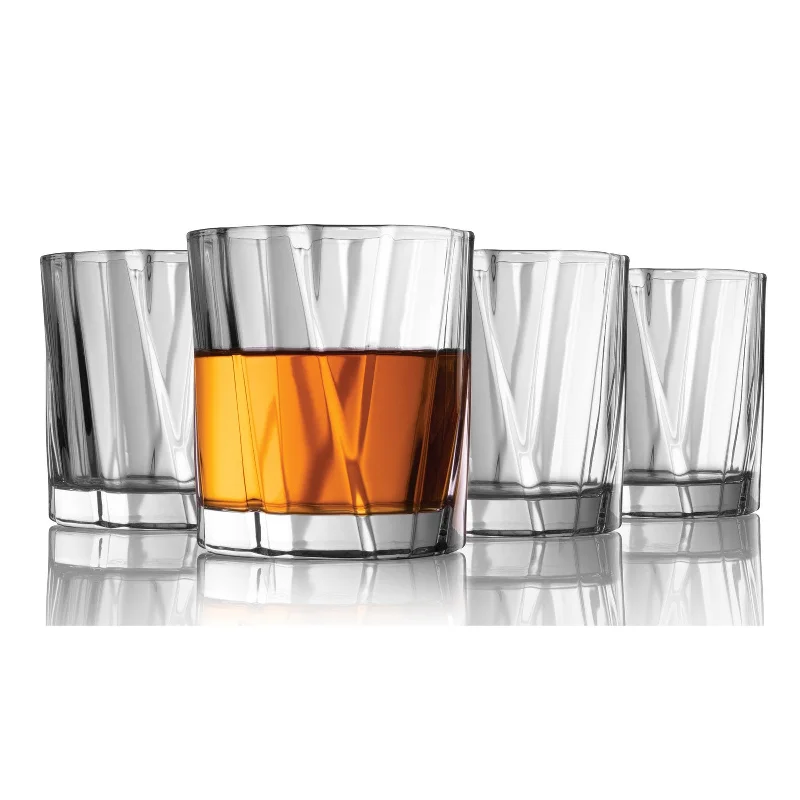 Glacier Double Old Fashion Glass, Set of 4