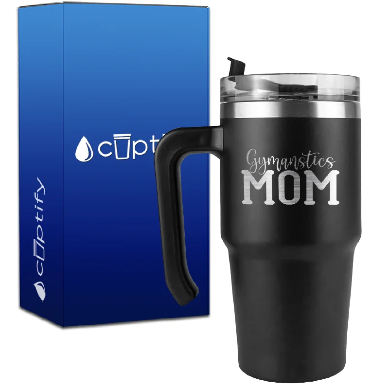 Gymnastics Mom on 20oz Gymnastics Travel Mug