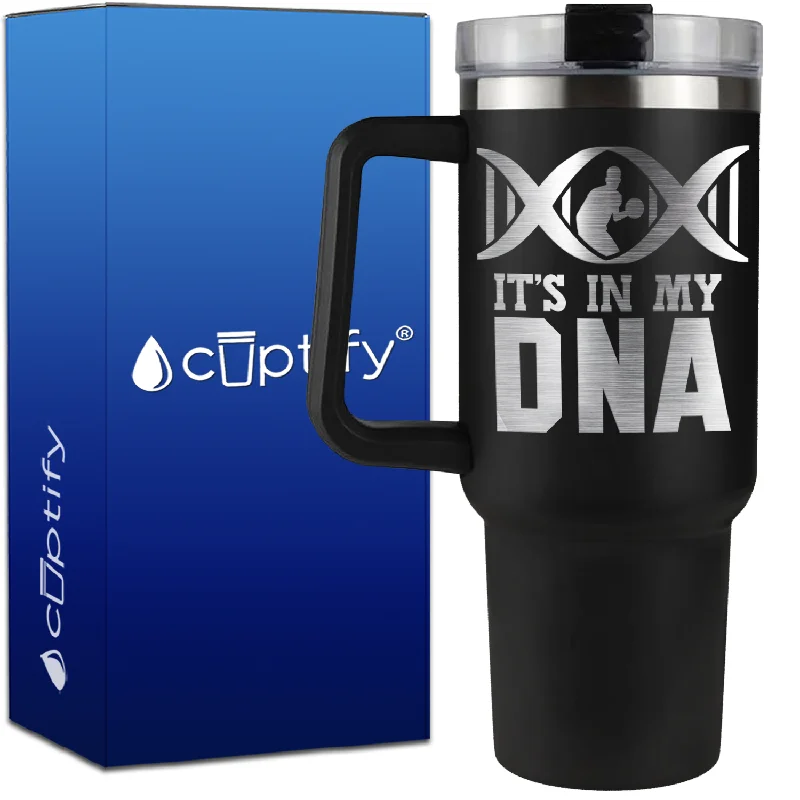 It's in My DNA Basketball on 40oz Basketball Traveler Mug