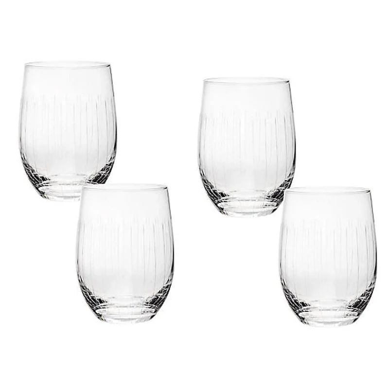 Lincoln Stemless Wine Glass, Set of 4