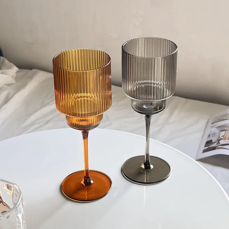 Eclipse Striped Wine Goblet