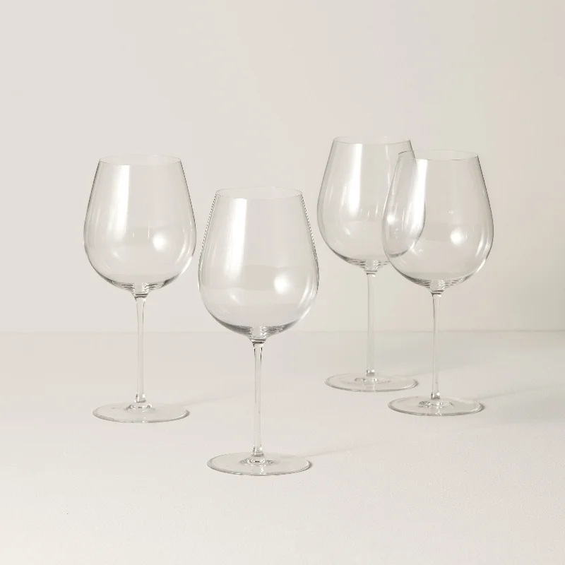 Signature Series Warm Region 4-Piece Wine Glasses