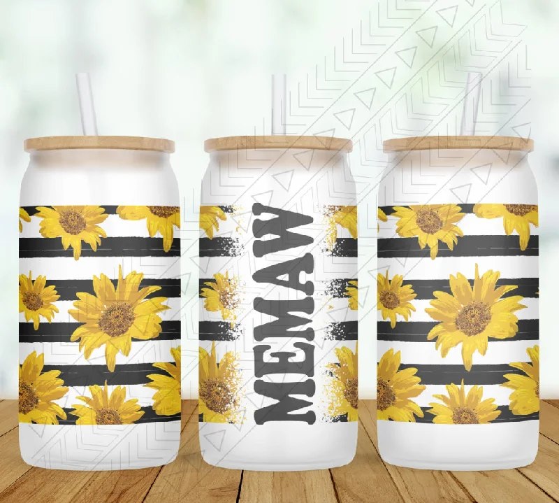 Sunflower Stripe Personalized