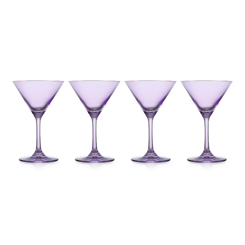 Veneto Amethyst Martini, Set of 4