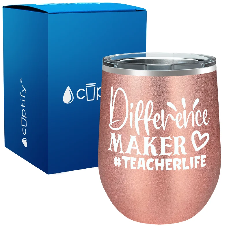 Difference Maker 12oz Teacher Wine Tumbler