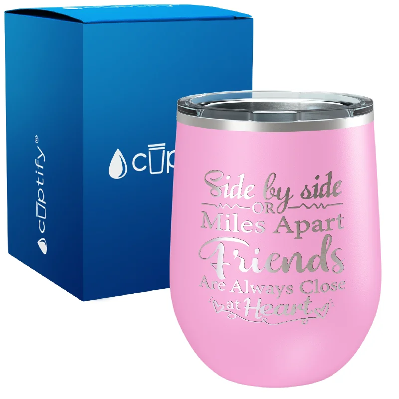 Side by Side 12oz Best Friend Wine Tumbler