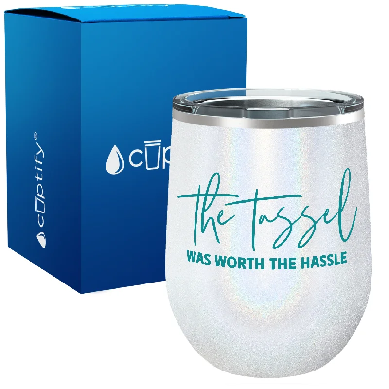 The Tassel 12oz Graduation Wine Tumbler