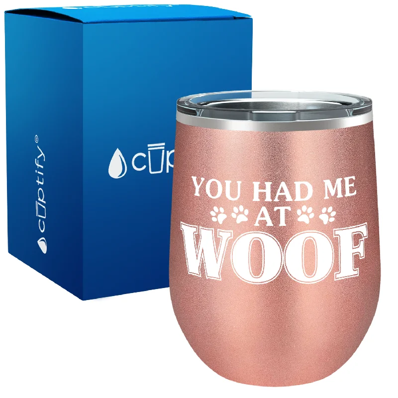 You had me at Woof 12oz Dog Wine Tumbler