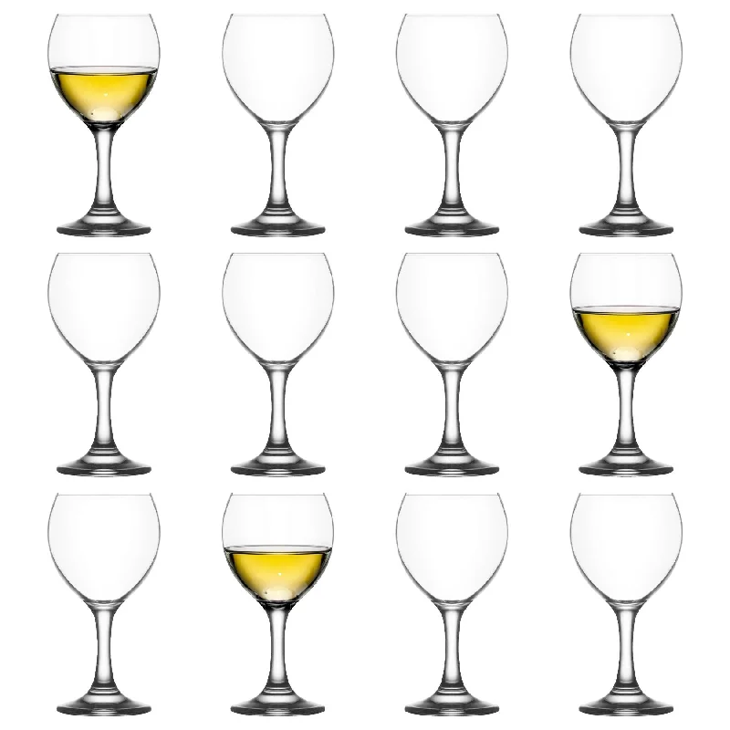 210ml Misket White Wine Glasses - Pack of 12 - By LAV