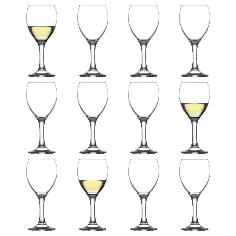 245ml Empire White Wine Glasses - Pack of 12 - By LAV