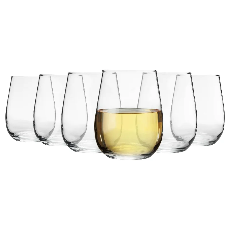 360ml Gaia Stemless Wine Glasses - Pack of Six - By LAV