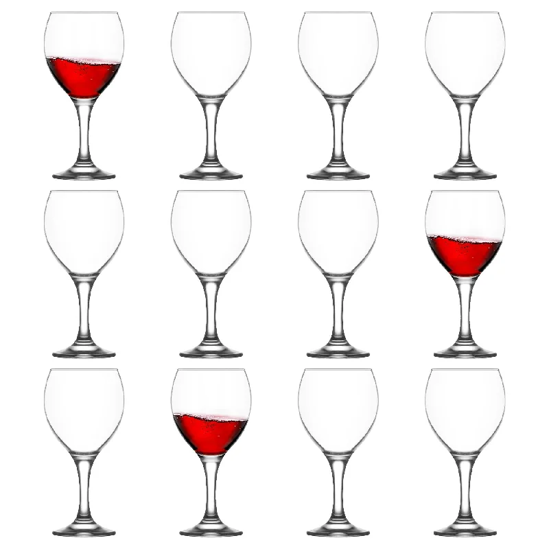 365ml Misket Red Wine Glasses - Pack of 12 - By LAV