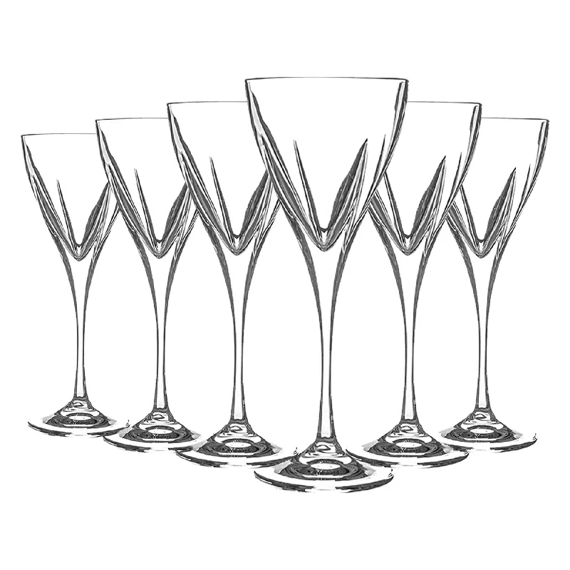 250ml Fusion Wine Glasses - Pack of Six - By RCR Crystal